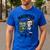 Haunted 67 Skeleton Math Teacher Halloween Costume Math Pun Men's Casual T-Shirt Royal Blue