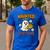 Haunted By Fractions Math Halloween Teacher Men's Casual T-Shirt Royal Blue