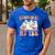 Haunted By My TBR Cute Ghosts Book Reading Teacher Halloween Men's Casual T-Shirt Royal Blue