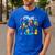 We Heart Love Our School Custodian For Teacher & Kids Men's Casual T-Shirt Royal Blue