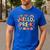Hello Pre-K Back To School Teacher Student Fun Graphic Tee Men's Casual T-Shirt Royal Blue