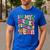 In My Holly Xmas Jolly Teacher Era Teacher Vibes Christmas Men's Casual T-Shirt Royal Blue In My Holly Xmas Jolly Teacher Era Teacher Vibes Christmas Men's Casual T-Shirt Royal Blue