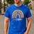 IA Crew Instructional Assistant Rainbow Teachers Aide Men's Casual T-Shirt Royal Blue IA Crew Instructional Assistant Rainbow Teachers Aide Men's Casual T-Shirt Royal Blue