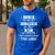I'Ll Even Do That's Where I Draw The Line Math Teacher Joke Men's Casual T-Shirt Royal Blue