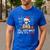 I'Ll Just Wait Until It's Quiet Skeleton Teacher Christmas Men's Casual T-Shirt Royal Blue