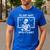 I'Ll Just Wait Until It's Quiet Skeleton Teacher Great Men's Casual T-Shirt Royal Blue