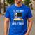I'Ll Just Wait Until It's Quiet Skeleton Teacher Halloween Men's Casual T-Shirt Royal Blue