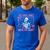I'Ll Just Wait Until It's Quiet Spooky Teacher Halloween Men's Casual T-Shirt Royal Blue