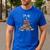 I'm Ok Read Book Reading Nerd Librarian Teacher School Men's Casual T-Shirt Royal Blue