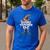 I'm The Science Teacher Elf Family Matching Group Christmas Men's Casual T-Shirt Royal Blue