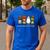 Inclusion Isn't Scary SLP Halloween Sped Teacher Animal Men's Casual T-Shirt Royal Blue