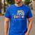 It's A Beautiful Day To Learn Cute Rainbow Boho Teacher Men's Casual T-Shirt Royal Blue