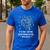 It's Fine I'm Fine Christmas Light Principal Teacher Xmas Men Women Men's Casual T-Shirt Royal Blue