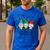 It's Fine We'Re Fine Gnome Pre-K Teacher Christmas Light For Men Women Men's Casual T-Shirt Royal Blue