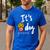 It's Fry Day Teacher Life Men's Casual T-Shirt Royal Blue It's Fry Day Teacher Life Men's Casual T-Shirt Royal Blue