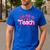 My Job Is Teach Pink Retro Female Teacher Life Women Men's Casual T-Shirt Royal Blue