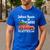 Jolliest Bunch Of Teachers This Side Of The Hallway Xmas PJ Men's Casual T-Shirt Royal Blue