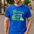 Kids My Nonna Loves Me Dinosaur Grandson Men's Casual T-Shirt Royal Blue