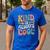 Kind Is Always Cool Teacher Graphic Tees Choose Kindness Men's Casual T-Shirt Royal Blue