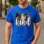Be Kind Women Inspirational Teacher Animal Print Men's Casual T-Shirt Royal Blue Be Kind Women Inspirational Teacher Animal Print Men's Casual T-Shirt Royal Blue