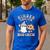 Kindergarten Boo Crew Halloween Floral Ghost Kinder Teacher Men's Casual T-Shirt Royal Blue
