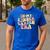 In My Kindergarten Era Retro Back To School Teacher Student Men's Casual T-Shirt Royal Blue In My Kindergarten Era Retro Back To School Teacher Student Men's Casual T-Shirt Royal Blue