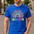 Kindergarten Rainbow Girls Boys Teacher Team Kinder Squad Men's Casual T-Shirt Royal Blue Kindergarten Rainbow Girls Boys Teacher Team Kinder Squad Men's Casual T-Shirt Royal Blue