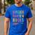 KINDERGARTEN ROCKS Teacher Crew Rock Star Kinder Team Men's Casual T-Shirt Royal Blue
