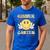 Kindergarten Teacher Team Hippie Smile Face Back To School Men's Casual T-Shirt Royal Blue