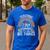 Kindergarten Teacher Tiny Humans Pre-School Teacher Men's Casual T-Shirt Royal Blue
