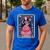 La Maestra Halloween Mexican Bingo Card Teacher Lottery Card Men's Casual T-Shirt Royal Blue La Maestra Halloween Mexican Bingo Card Teacher Lottery Card Men's Casual T-Shirt Royal Blue