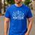Learn Grow Bloom Wildflowers Appreciation Montessori Teacher Men's Casual T-Shirt Royal Blue Learn Grow Bloom Wildflowers Appreciation Montessori Teacher Men's Casual T-Shirt Royal Blue