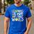 Learning Is Out Of This World Space Teacher Cute Groovy Men's Casual T-Shirt Royal Blue