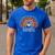 Leopard Rainbow Thankful Thanksgiving Teacher Women Kids Men's Casual T-Shirt Royal Blue