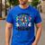 Let The Games Field Day Begin Tie Dye Adults Teacher Kids Men's Casual T-Shirt Royal Blue