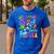 Let's Explore Under The Sea Back To School Student Teacher Men's Casual T-Shirt Royal Blue Let's Explore Under The Sea Back To School Student Teacher Men's Casual T-Shirt Royal Blue
