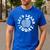 Let's Learn Today Checkered Apple Back To School Teacher Men's Casual T-Shirt Royal Blue Let's Learn Today Checkered Apple Back To School Teacher Men's Casual T-Shirt Royal Blue