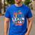 Let's Learn Today Teacher Motivational Back To School Men's Casual T-Shirt Royal Blue