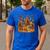 Librarian Turkey Reading Book Fall Thanksgiving Teacher Book Men's Casual T-Shirt Royal Blue Librarian Turkey Reading Book Fall Thanksgiving Teacher Book Men's Casual T-Shirt Royal Blue