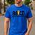 Lightning Pencil Rock'n Roll ABCD Teacher Back To School Kid Men's Casual T-Shirt Royal Blue