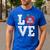 LOVE Apple 3rd Grade Teacher Student School Men's Casual T-Shirt Royal Blue LOVE Apple 3rd Grade Teacher Student School Men's Casual T-Shirt Royal Blue