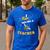 I Love Bee-Ing A Teacher Honey Bee Job Profession Men's Casual T-Shirt Royal Blue
