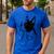 I Love My Boston Terrier Dog With Heart Men's Casual T-Shirt Royal Blue