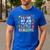 I Love My Job For All The Little Reasons Teacher Men's Casual T-Shirt Royal Blue
