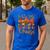 I Love My Kindergarten Turkeys Thanksgiving Teacher Students Men's Casual T-Shirt Royal Blue I Love My Kindergarten Turkeys Thanksgiving Teacher Students Men's Casual T-Shirt Royal Blue