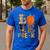 Love Pre-k Teacher Shirts Autumn Fall Pumpkin Fall Leopard Men's Casual T-Shirt Royal Blue