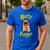 Lovely Harry Pugger Pug Men's Casual T-Shirt Royal Blue