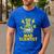 Mad Scientist Kids Youth Adult Science Teacher Chemistry Men's Casual T-Shirt Royal Blue