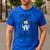 Mad Scientist Shirt Kids Boys Youth Science Teacher Men's Casual T-Shirt Royal Blue