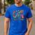 Maestra Flowers Spanish Teacher Cinco De Mayo Men's Casual T-Shirt Royal Blue